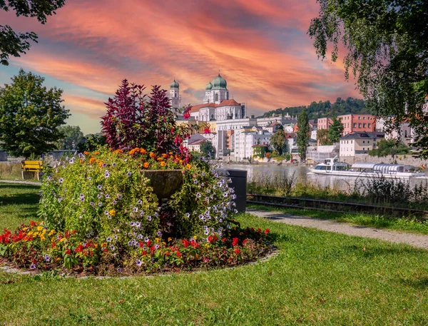 stock image View of the Cathedral of St. Stephen in Passau