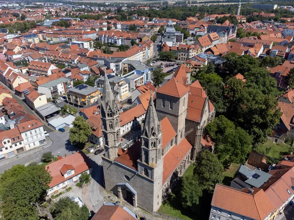Aerial View Church Arnstadt East Germany — Stock Photo, Image