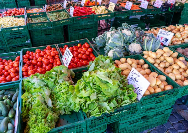 Vegetables Market Germany — Stock Photo, Image