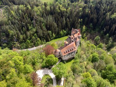 Rabenstein Castle of Franconian Switzerland in Bavaria, Germany clipart