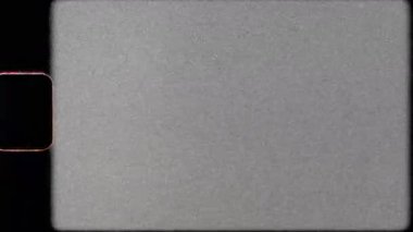 Süper 8 mm Film Strip Overlay with Projector Grain Sprocket Hole Light Leaks and Analog Doku Analog Vintage Doku Flicker and Dust. Yüksek kalite 4k görüntü