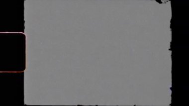 Süper 8mm Analog Titreşim Kaplaması, Tozlu Grain Dokuları, Makara Çerçevesi ve Işık Hasarı. Yüksek kalite 4k görüntü