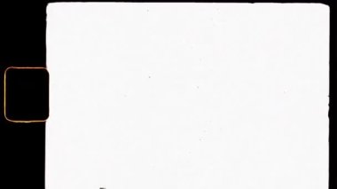 Retro Editoryal Film Filtresi İnce 8mm Film Filtresi, Sprocket Hareketi, Titreşim ve Doku Tanecikleri ile Örtülmüş. Yüksek kalite 4k görüntü