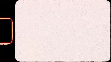 Retro Editoryal Film Filtresi İnce 8mm Film Filtresi, Sprocket Hareketi, Titreşim ve Doku Tanecikleri ile Örtülmüş. Yüksek kalite 4k görüntü