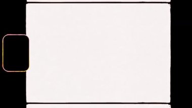 Analog Film Grain, Sprockets, Posta Kutusu ve Görüntü Kitabı İçin Temiz Doku ile Süper 8 mm Moda Üstüste. Yüksek kalite 4k görüntü