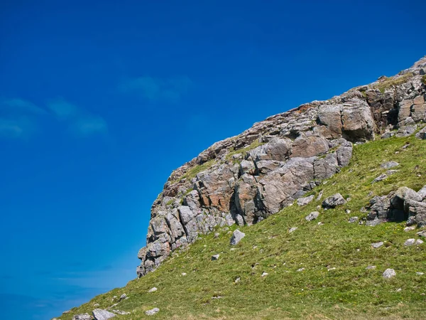 Виверження Скелі Південь Від Острова Вейзерсай Зовнішні Гебриди Шотландія Великобританія — стокове фото