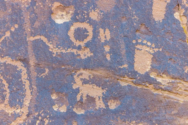 Petroglifos Periódico Monumento Histórico Estatal Rock Utah — Foto de Stock