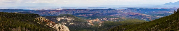 Vista Panoramica Sulla Panoramica Autostrada Nello Utah Focus Selettivo Sfocatura — Foto Stock