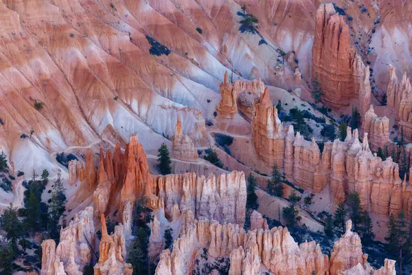 Formaciones Rocosas Hoodoos Desde Bryce Canyon Overlook Parque Nacional Bryce — Foto de Stock