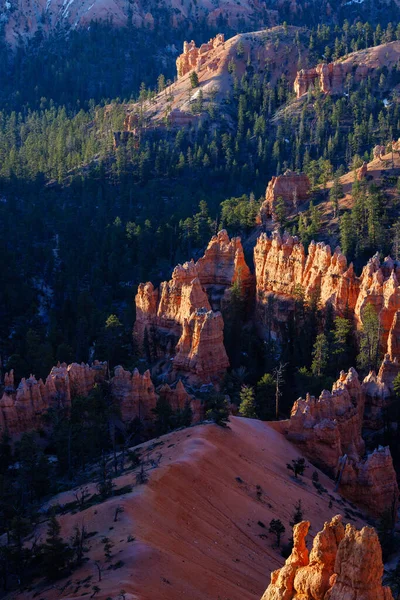 Formaciones Rocosas Hoodoos Rim Trail Parque Nacional Bryce Canyon Utah — Foto de Stock