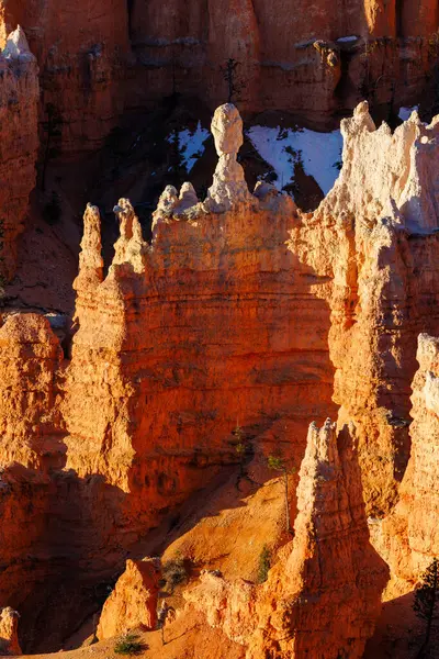 Formaciones Rocosas Hoodoos Rim Trail Parque Nacional Bryce Canyon Utah —  Fotos de Stock