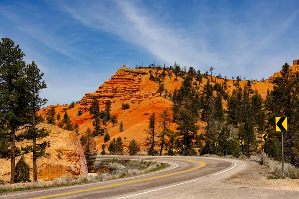 Kilátás Red Canyon Cassidy Trailhead Található Highway Dél Utah — Stock Fotó