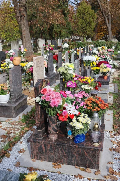 Tumbas Cementerio Público — Foto de Stock