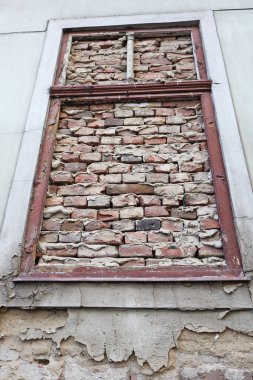 Window of and old ruined building