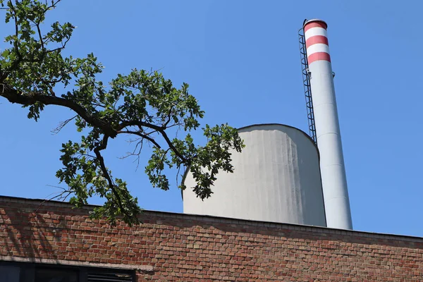 Smoke Stack Power Plant — Stock Photo, Image