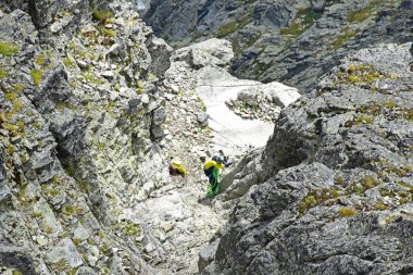 Slovakya 'daki Tatra dağı sonbahar zamanı