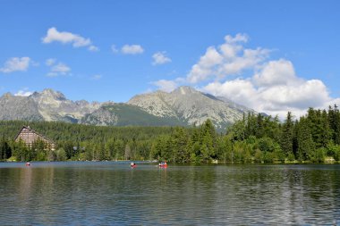 Slovakya 'daki Tatra dağı sonbahar zamanı