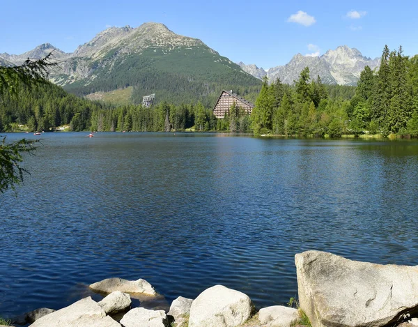 Slovakya 'daki Tatra dağı sonbahar zamanı