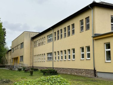 Debrecen şehrindeki hastanenin inşaatı