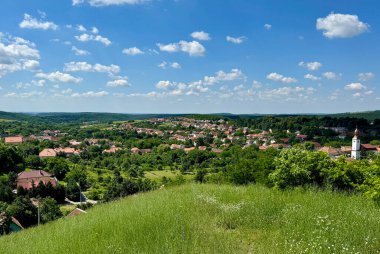 Macaristan 'ın Noszvaj köyü manzarası