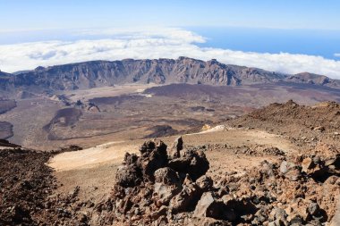 İspanya 'nın Tenerife adası manzarası