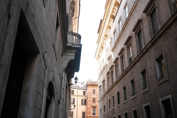 Roma Italia Octubre 2022 Calle Roma Con Una Arquitectura Europea Imagen De Stock