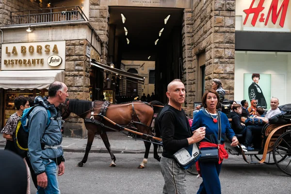 Florence Italië Oktober 2022 Stadsgezichten Van Florence Italië Rechtenvrije Stockafbeeldingen