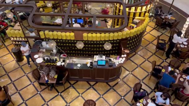 马来西亚吉隆坡 2022年3月 吉隆坡花园商场的Twg茶店或茶馆 — 图库视频影像