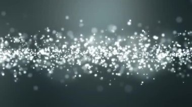 Video animation of light particle bokeh - abstract background - seamless loop - christmas and vacation concept