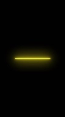 Parlak neon çizgilerinin video animasyonu - soyut arkaplan - pürüzsüz döngü - dikey görüntü