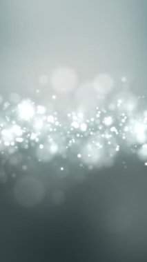Işık parçacıklarının dikey video animasyonu bokeh.