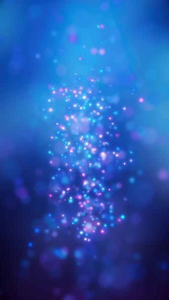 Vertical video animation of blue and pink color light shine particles bokeh seamless loop vacation concept. Vertical video animation of blue and pink color light shine particles bokeh seamless loop vacation concept.