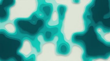 Mavi ve cyan tonları ile soyut yanardöner arkaplan, 4k