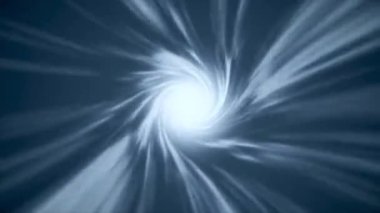 Mavi ve beyaz soyut bir hipertünelden hızlı bir yolculuk. 4K 'de enerji dinamiği, gelecekteki projeler için ideal. Canlandırılmış arkaplan