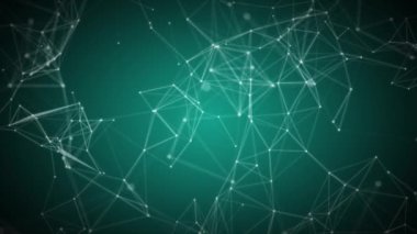 4k cinsinden yeşil renkli düz çizgi animasyonu