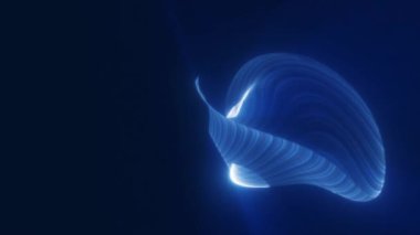Temiz enerji mavi ışık yayar, 4K 'da enerji akışı, Hareket Tasarımları