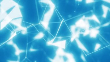 Tıbbi yenilikler, parlak parıltılı pleksus arka planı, tıp veya teknoloji hakkında önceden hazırlanmış animasyon veya video