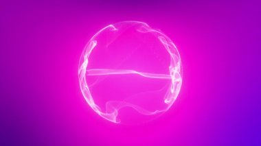 Mor arka planda soyut, parlak ve dinamik görsel efekt, hareket tasarımı. 4k oluşturma