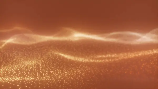 stock image Abstract background with shimmering particles on a blurred background, creating a smooth waves effect.