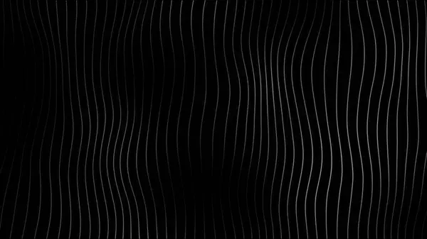 Beyaz dalgalı çizgileri olan soyut siyah arkaplan, minimalist tasarım, dijital sanat