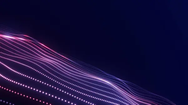 Parlayan noktaların geleceği, soyut noktalar, 4K 'daki tekno arkaplan