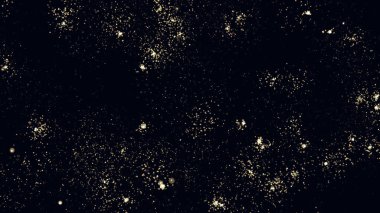 Gökyüzünü aydınlatan parlak 4K şenlikli havai fişekler soyut ve parlak bir arka plan oluşturuyor..