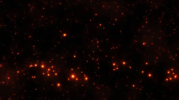 Kıvılcım ve ışık parçacıklarının soyut ateş arkaplanı, ateş parçacıkları