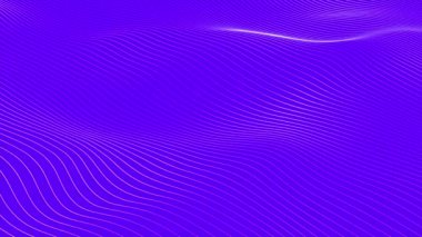 Mor renkler soyut arkaplan, dijital veri akışı, hareket çizgileri ve dalga deseni parlak arkaplan, hareket tasarımı, 3d oluşturma
