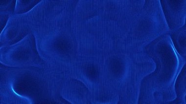 Mavi soyut arkaplan, teknolojik soyutlama, parlayan mavi dalgalar, sunum için arkaplan animasyonu, mavi renkler 