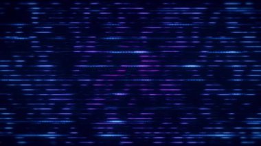 Teknik mavi arkaplan, dinamik çizgi ve parçacık animasyonu, parlak soyut, hareket tasarımı, 4k arkaplan animasyonu