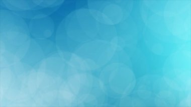 Bokeh etkisine sahip mavi soyut gradyan, parçacık canlandırması, mavi arkaplan, 4k video, sunumlar için arkaplan