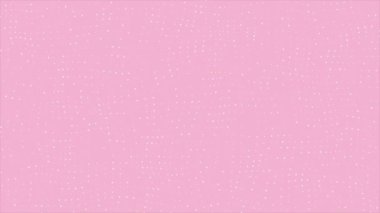 Yaratıcı pembe arkaplan, video için basit arkaplan, pembe zemin üzerinde beyaz parçacıklar, ışık parçacıkları, 4k animasyon