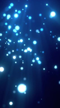 Animasyon kırmızı nokta çizgileri siyah zemin üzerinde dinamik bir dalga oluşturuyor. Dikey yerleşimde gelecekteki yüzey hareketi.