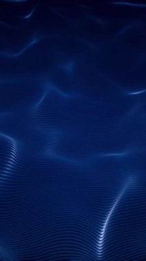 Mavi tonlarda pürüzsüz akan örgü sakin ve soyut bir yüzey oluşturuyor. Yumuşak ortam hareketi ve minimum tasarım ile dikey animasyon.